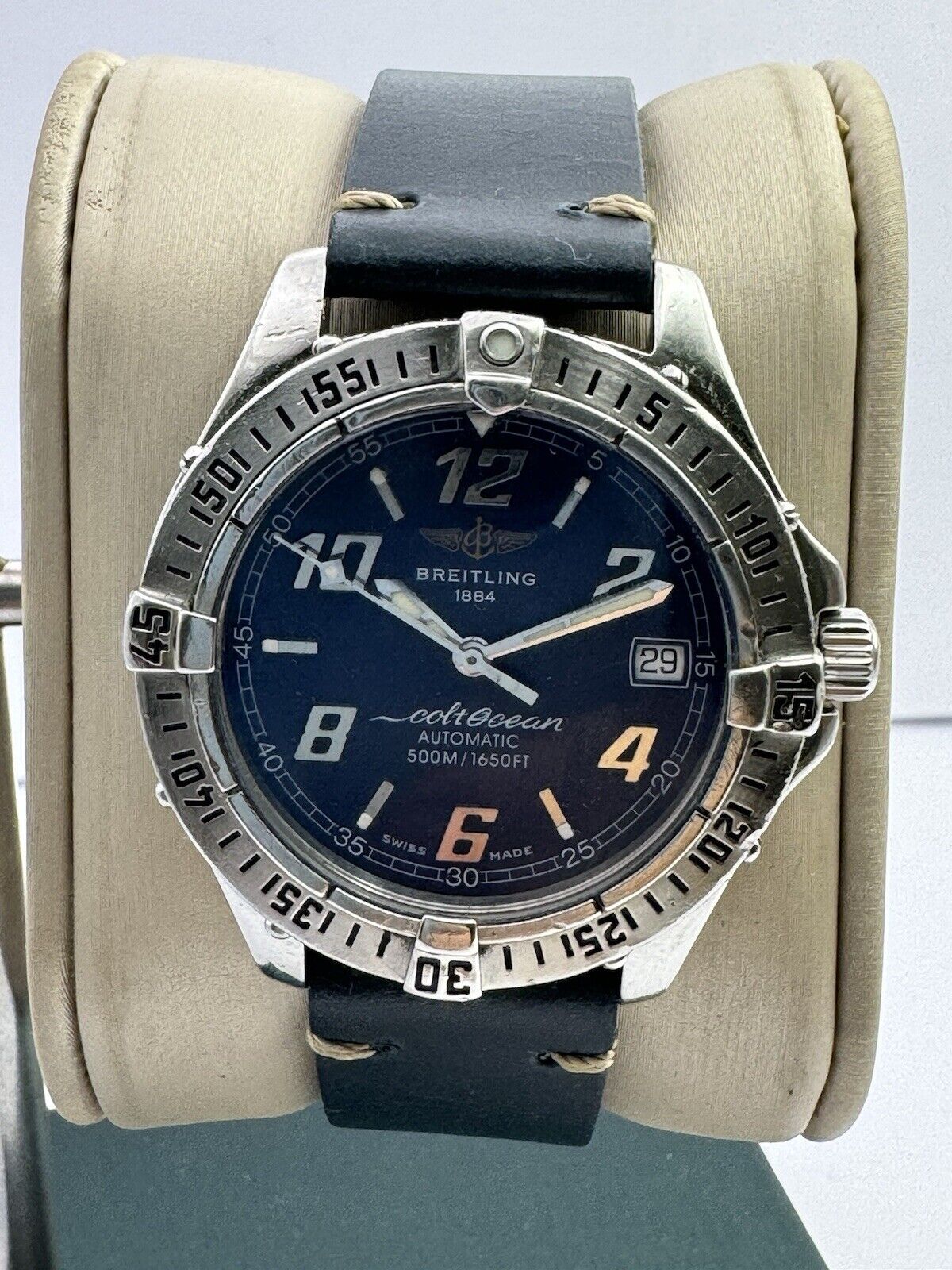 Breitling ColtOcean A17350 Automatic Men Watch Blue Dial