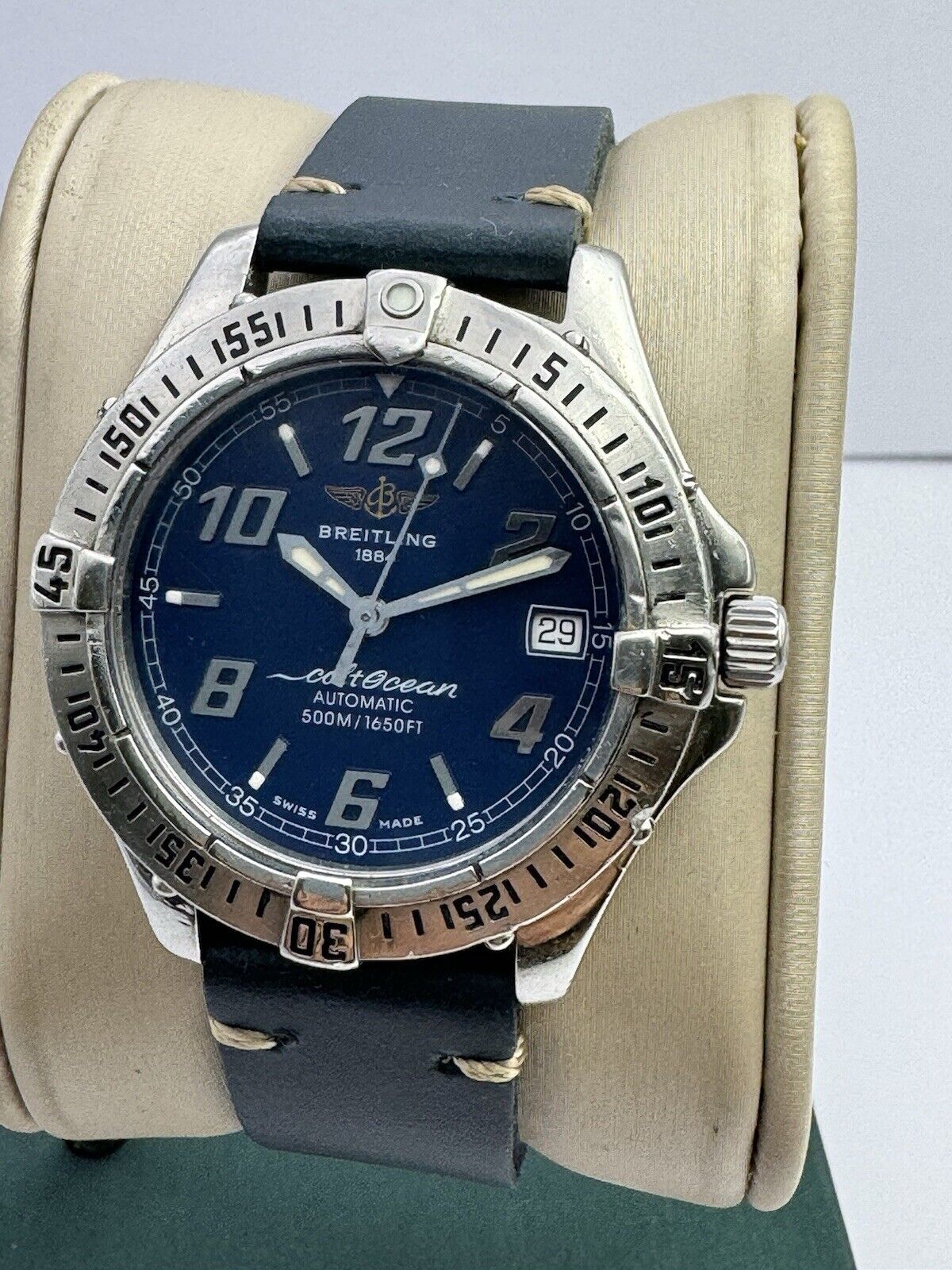Breitling ColtOcean A17350 Automatic Men Watch Blue Dial