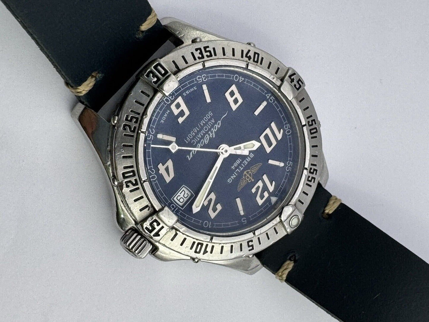 Breitling ColtOcean A17350 Automatic Men Watch Blue Dial