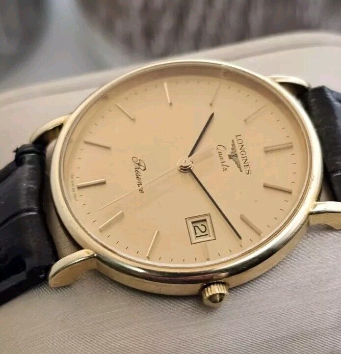 Longines Presence Calendar Gold Plated Men's Watch