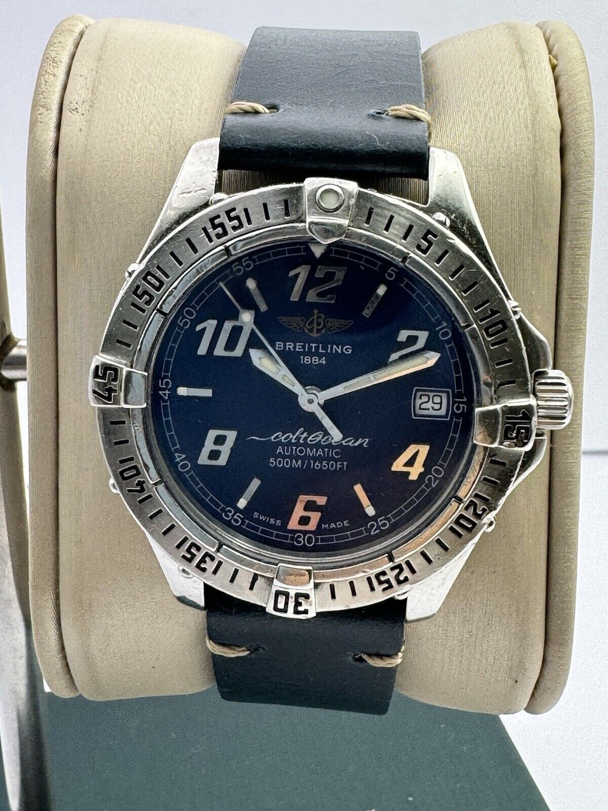 Breitling ColtOcean A17350 Automatic Men Watch Blue Dial