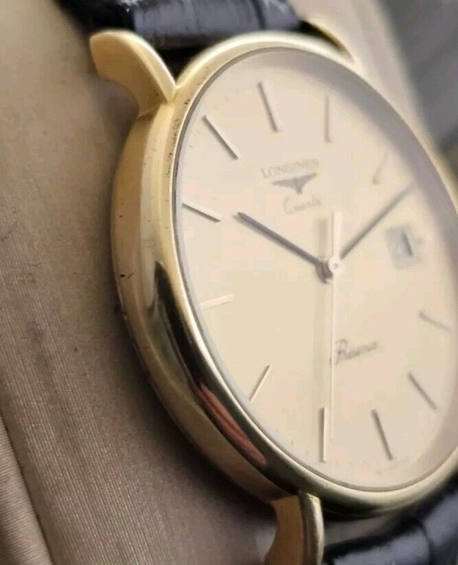 Longines Presence Calendar Gold Plated Men's Watch