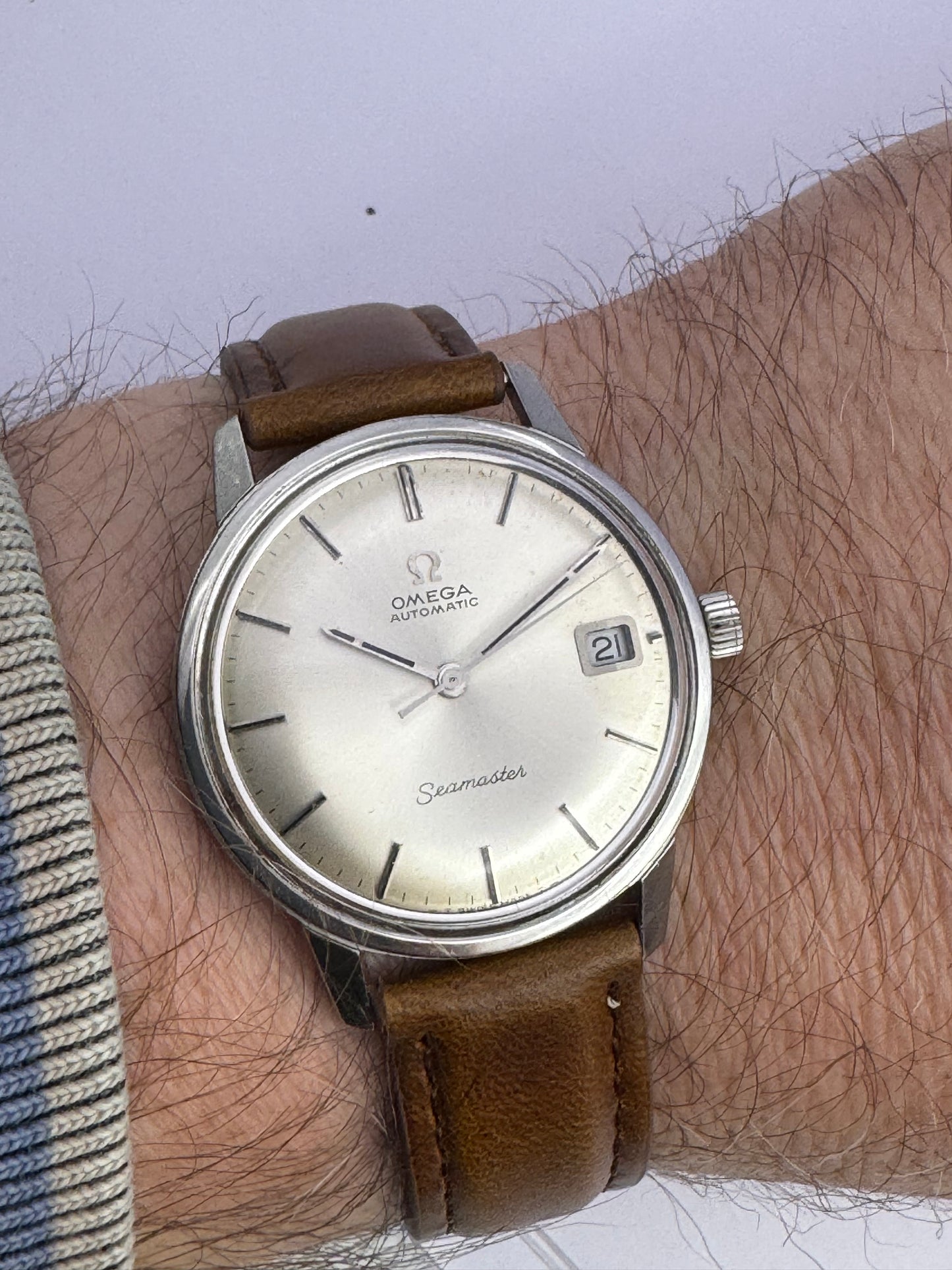 Vintage Omega Seamaster Date Mens Watch Circa 1969