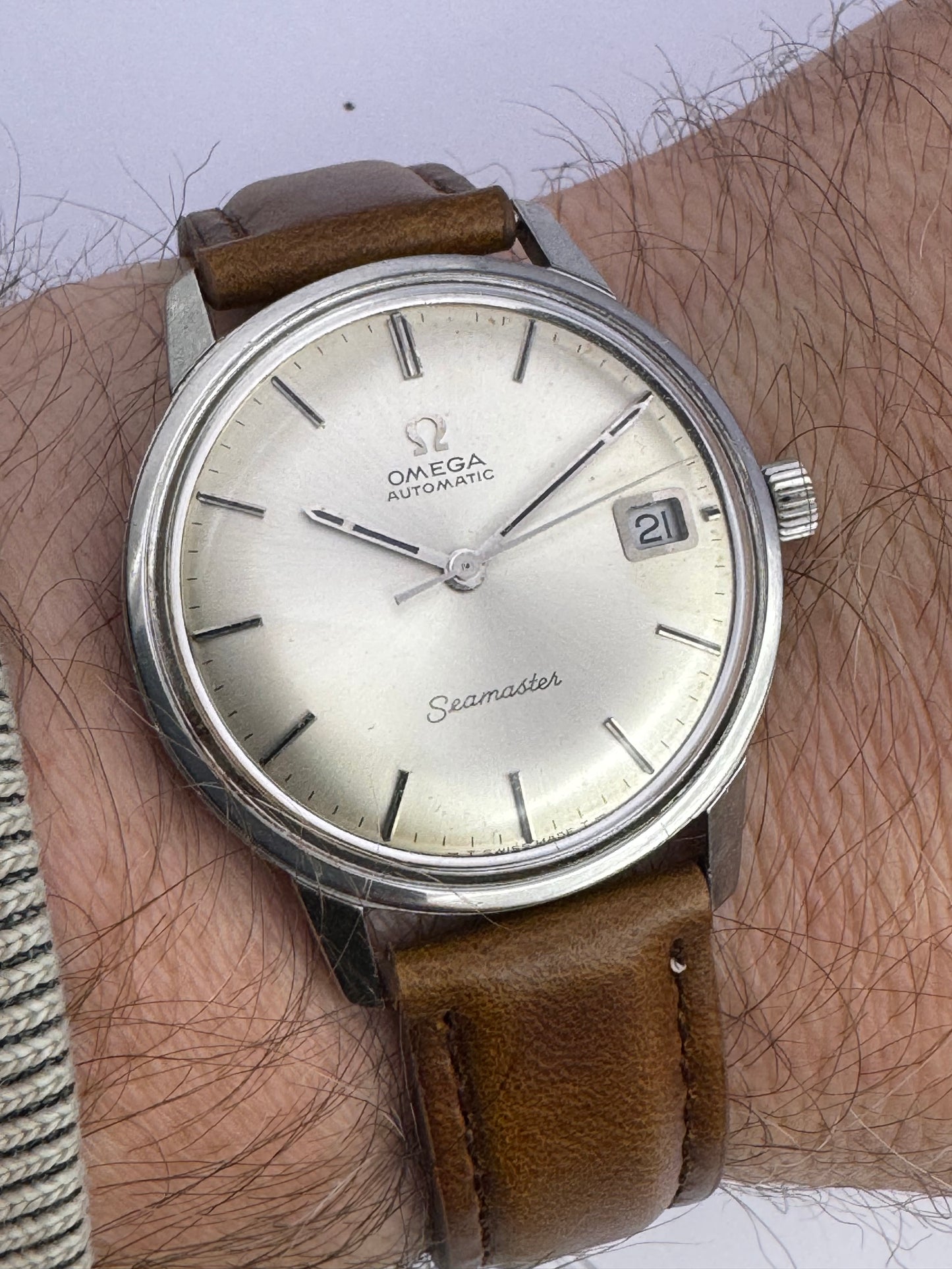 Vintage Omega Seamaster Date Mens Watch Circa 1969