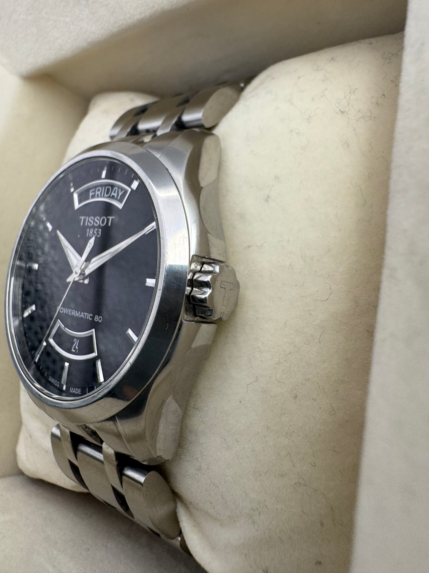 Tissot Couturier Men's Black Watch Automatic Boxed