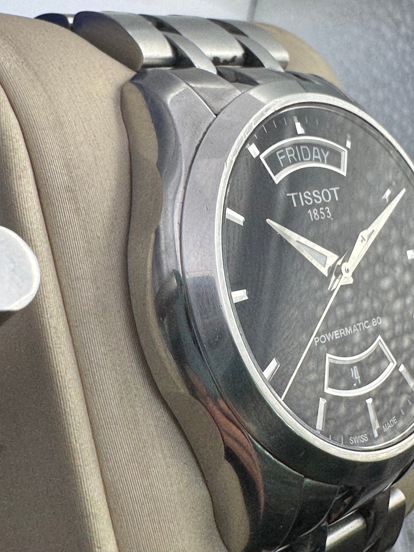 Tissot Couturier Men's Black Watch Automatic Boxed