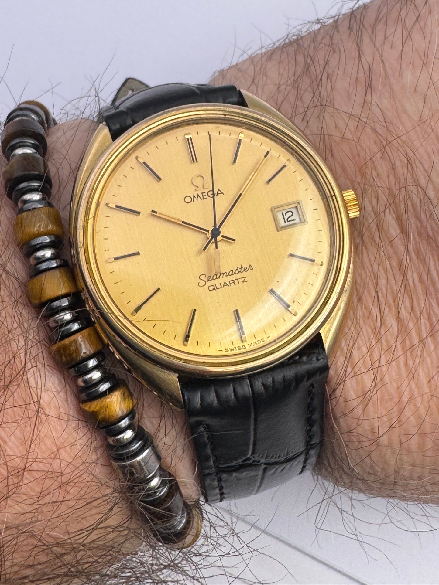 Vintage Omega Seamaster C Shape Case Stunning Watch 1977