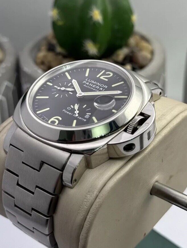 Panerai PAM 90 Luminor Power Reserve Automatic Acciaio 44mm Mens Watch