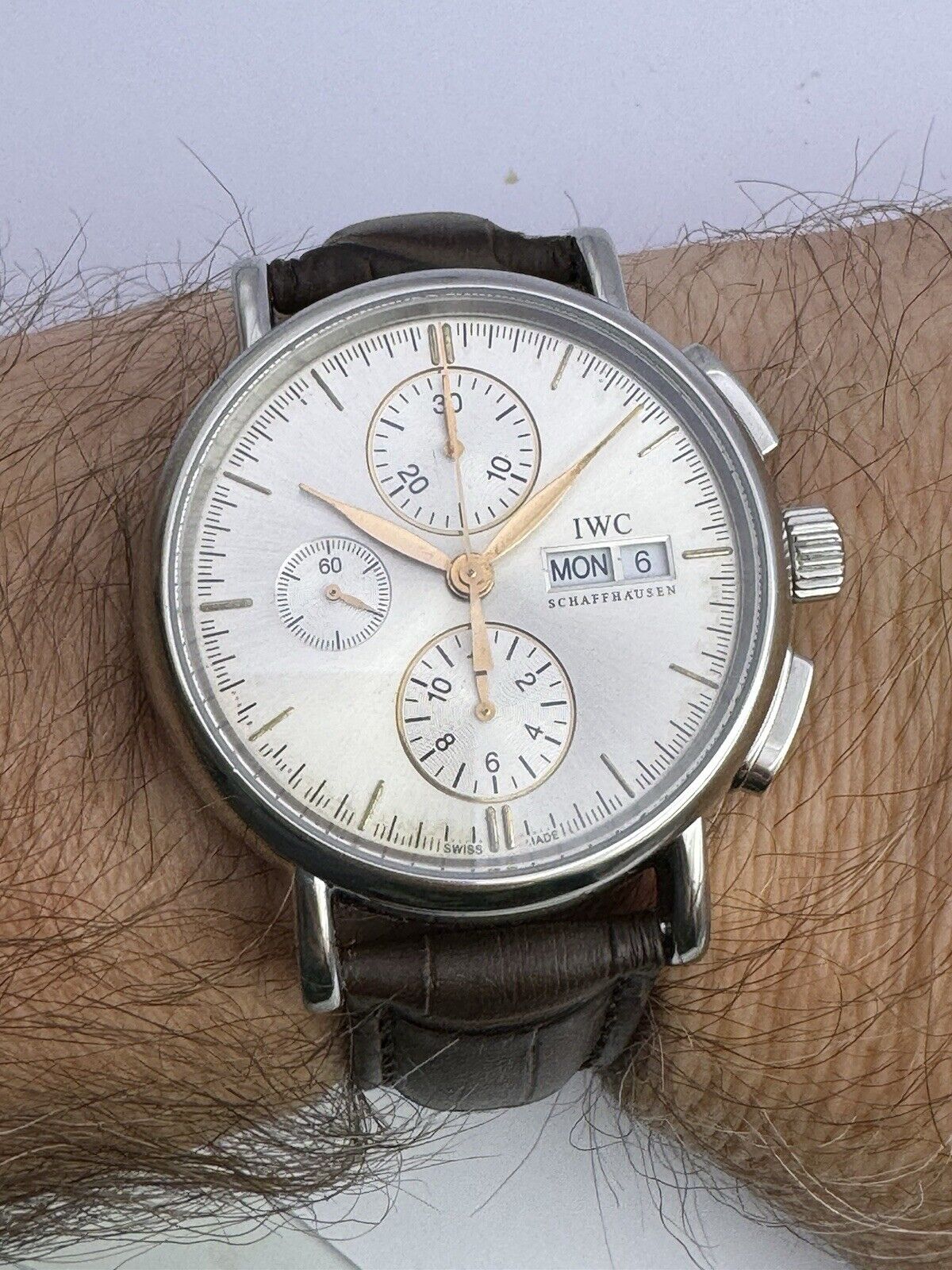 IWC Portofino Chronograph Day-Date IW378302 Stainless Steel Automatic Watch