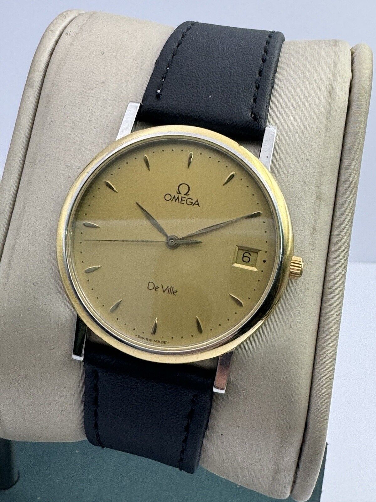 Omega De Ville Ref.196.2432 Gents Watch With 18k Solid Gold Watch