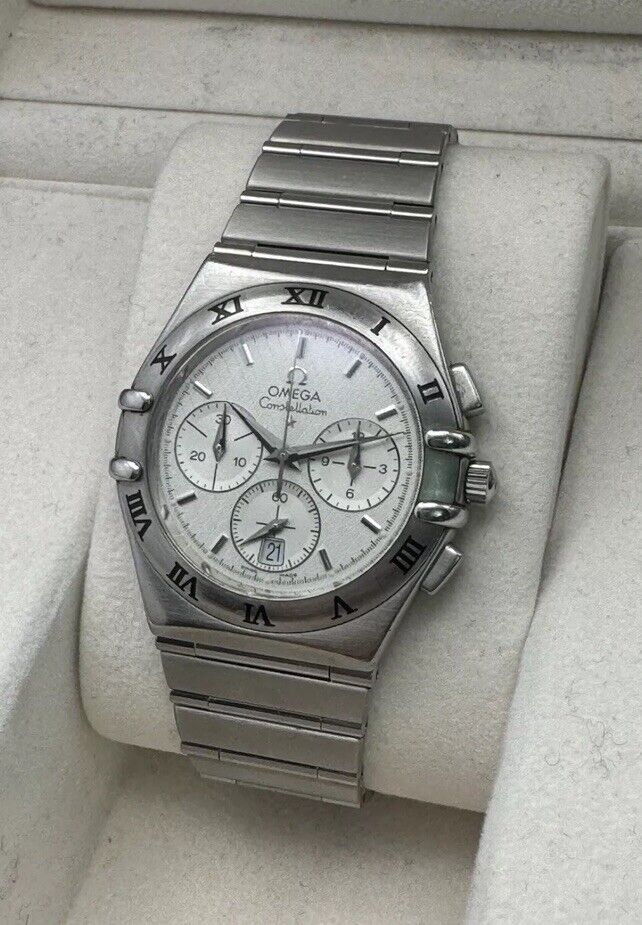 Omega Constellation Chronograph Quartz Men's Watch Boxed