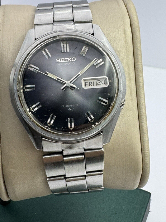 SEIKO AUTOMATIC 17j MEN'S WRIST WATCH 7009-8280-P 38mm.