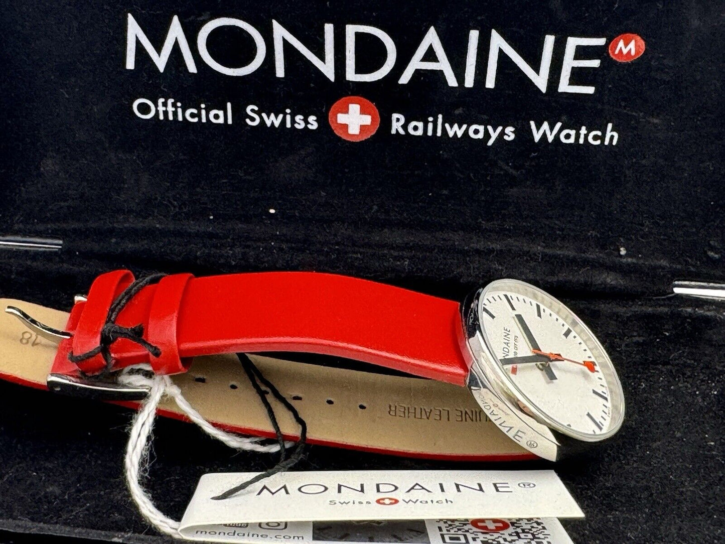 Original Mondaine 3511B Mini Giant BackLight Quartz Watch Unisex Swiss Made New