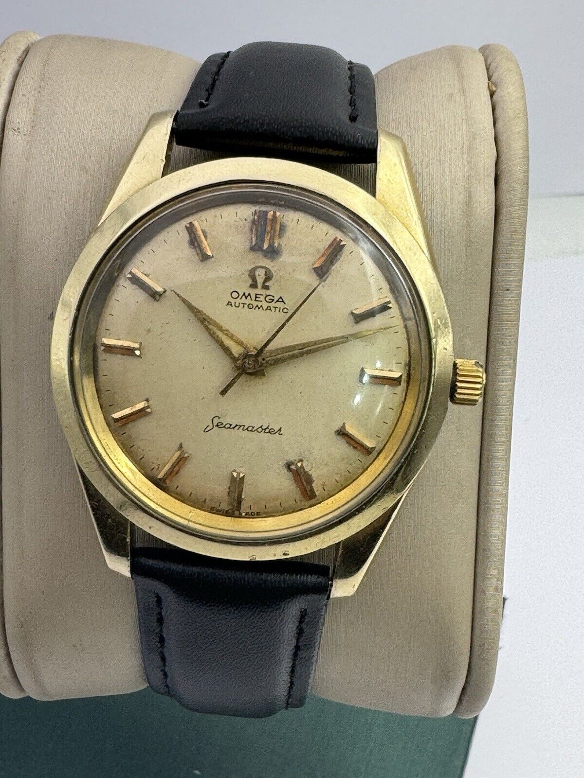 Omega Seamaster Patent Automatic Mens Watch Supper Rare Cal 501