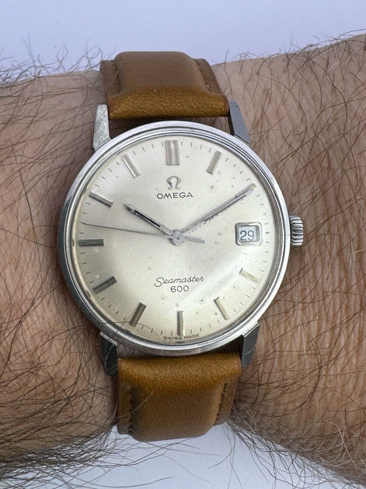 Omega Seamaster 600 Calendar Mens Watch Manual Winding Circa 1964