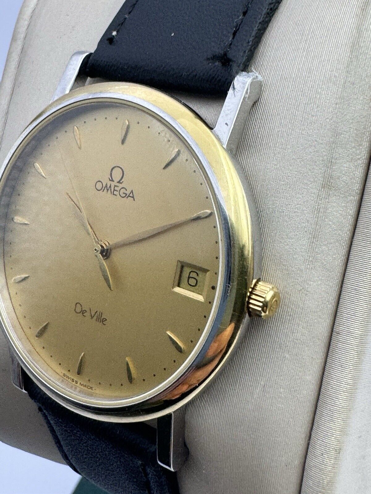 Omega De Ville Ref.196.2432 Gents Watch With 18k Solid Gold Watch