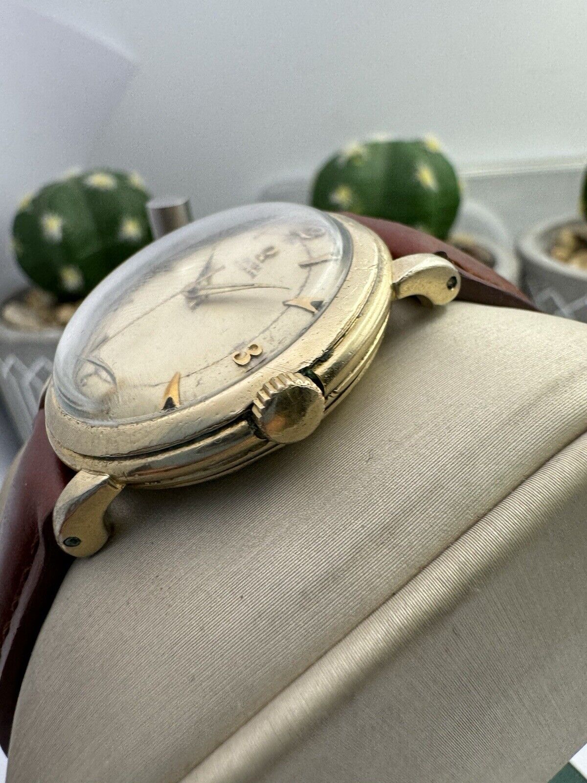 Omega Bumper Gents Watch 14k Gold Field Gents Watch Circa 1952