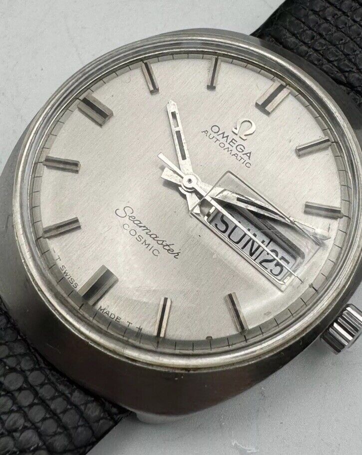 Omega Seamaster Cosmic Day & Date Watch 166.035 Circa 1969