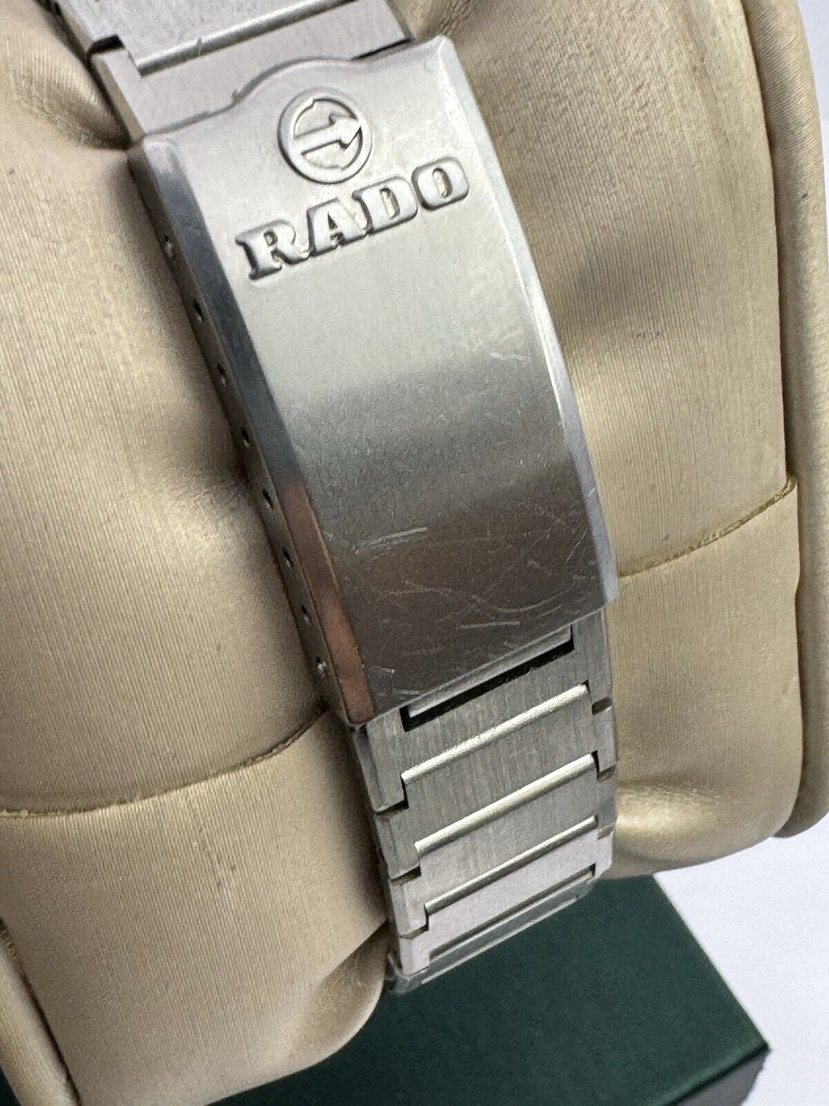 Authentic Rado Montana Swiss 70s Mens Watch square cut glass