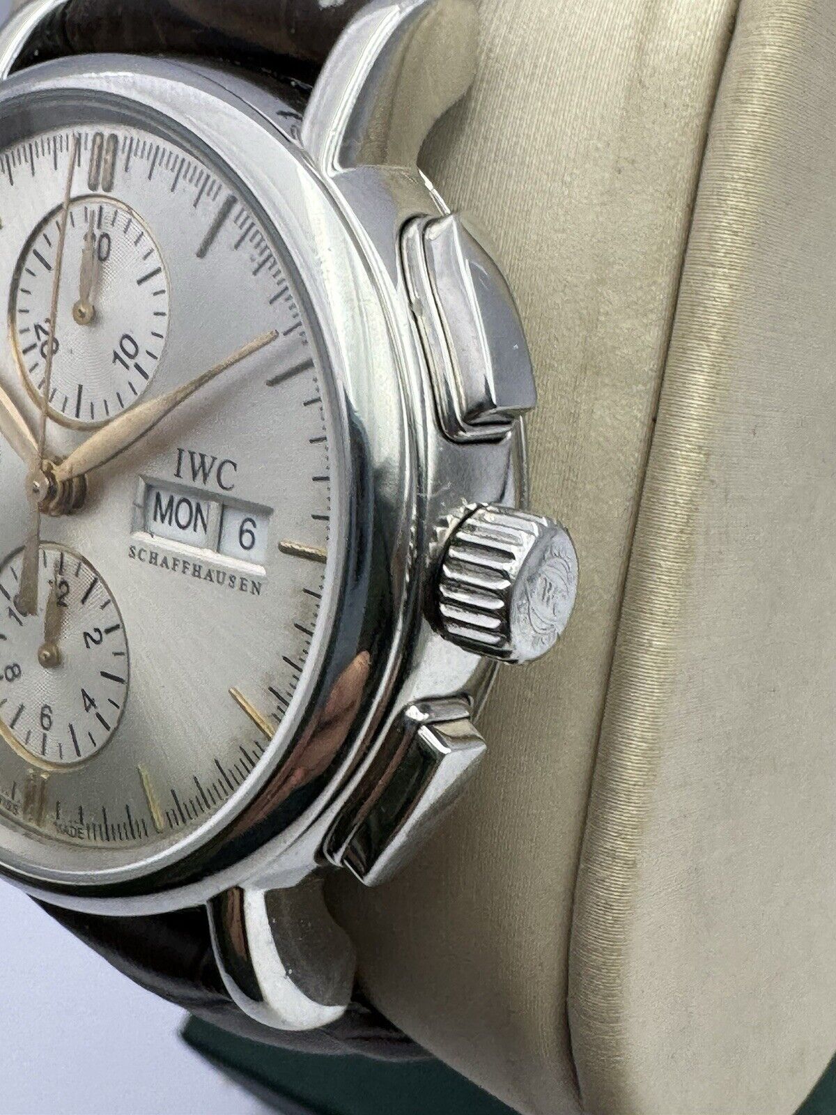 IWC Portofino Chronograph Day-Date IW378302 Stainless Steel Automatic Watch