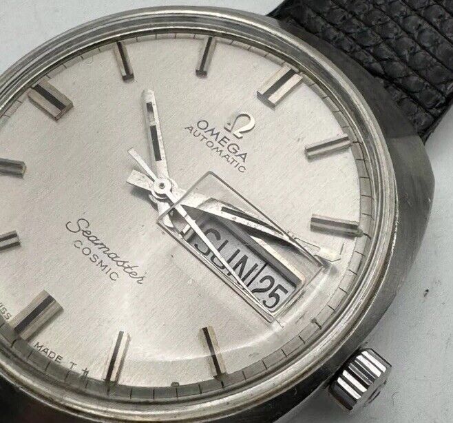 Omega Seamaster Cosmic Day & Date Watch 166.035 Circa 1969