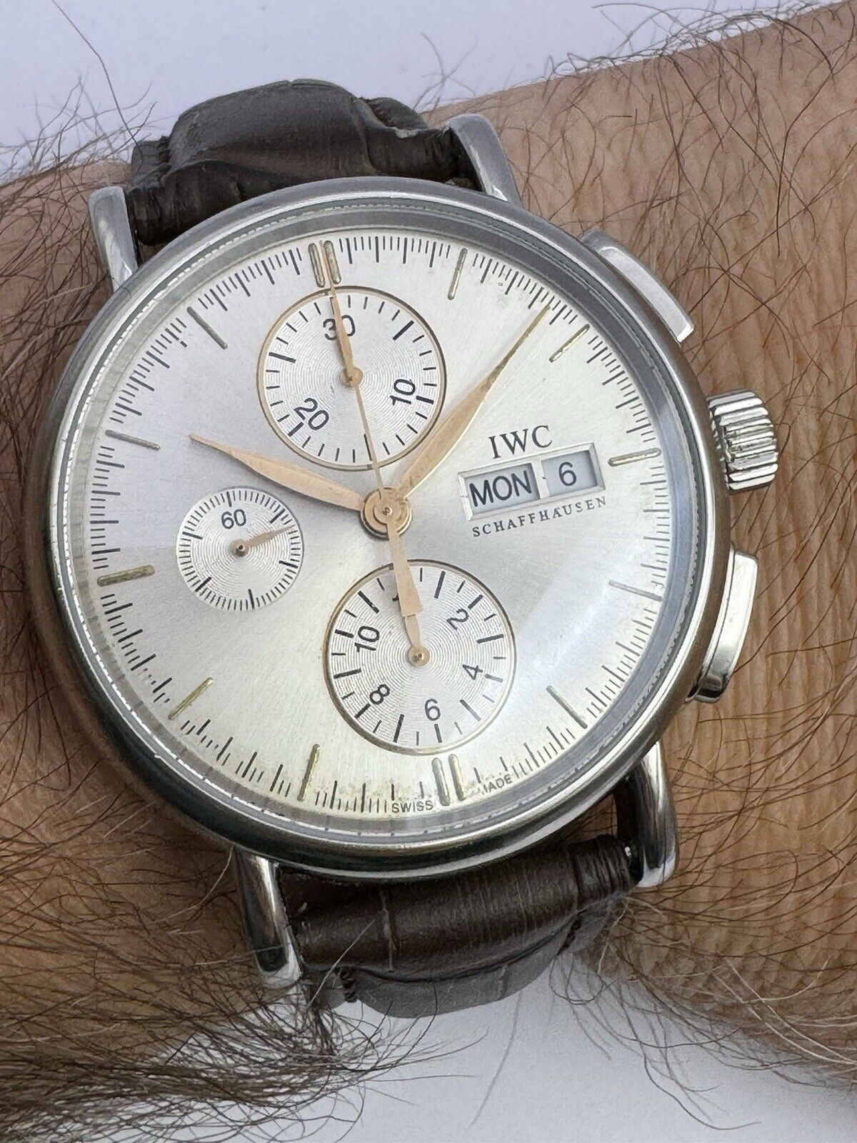 IWC Portofino Chronograph Day-Date IW378302 Stainless Steel Automatic Watch