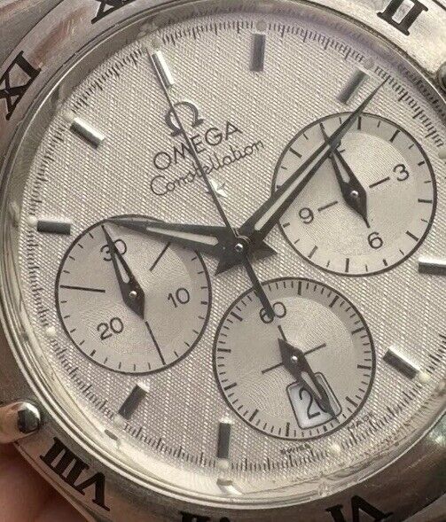 Omega Constellation Chronograph Quartz Men's Watch Boxed