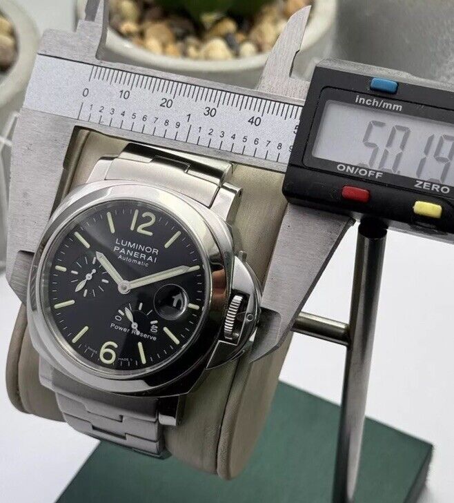 Panerai PAM 90 Luminor Power Reserve Automatic Acciaio 44mm Mens Watch