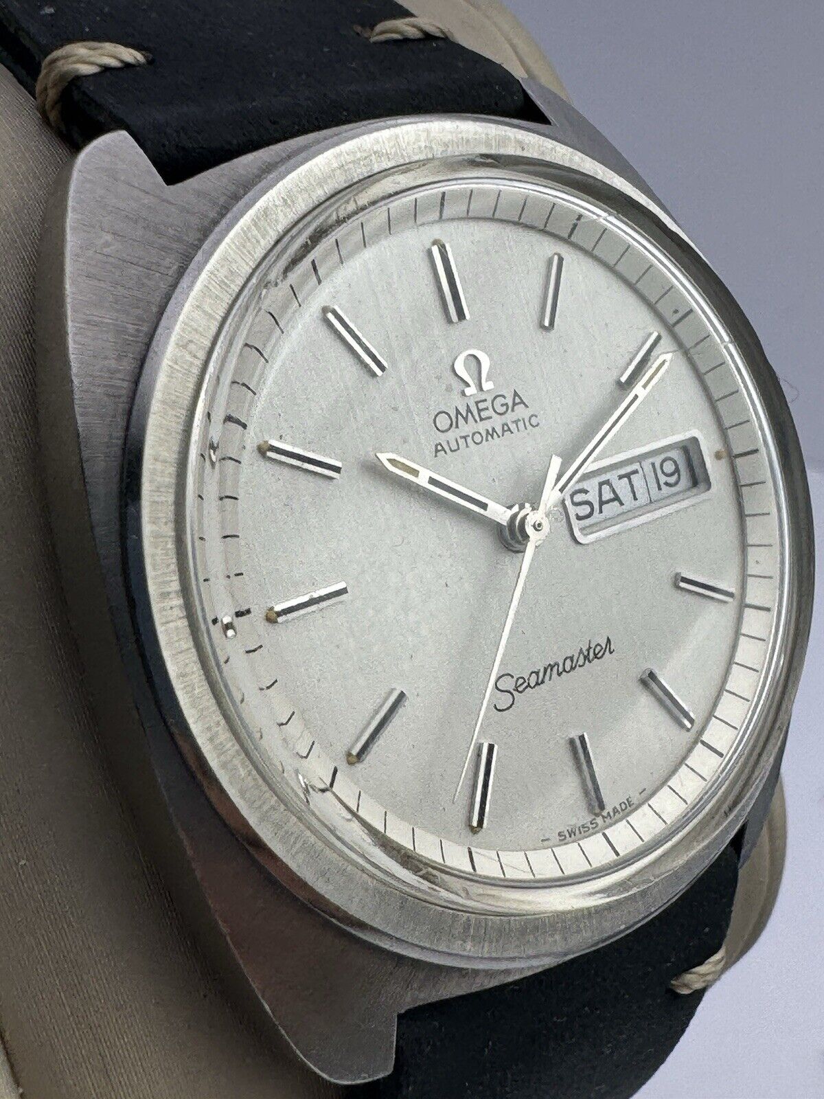 Omega Seamaster Automatic Oversize 38mm Mens Watch Circa 1971