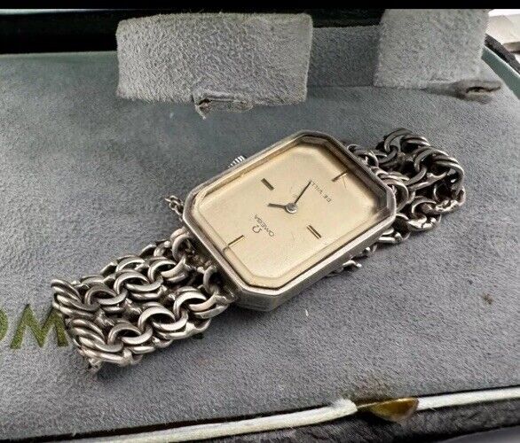 Vintage Omega Silver 925 Ladies Watch With Original Box