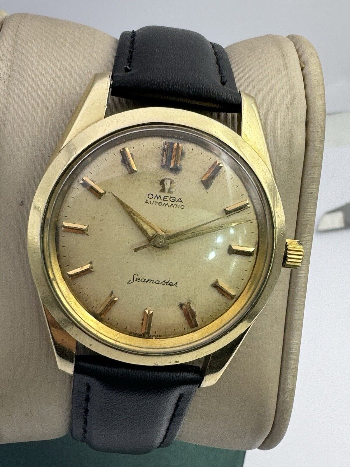 Omega Seamaster Patent Automatic Mens Watch Supper Rare Cal 501