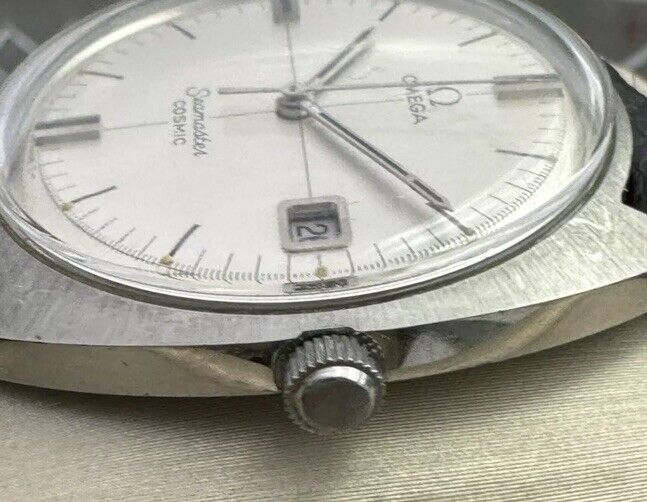 Omega Seamaster Cosmic Ref 136.017 Crosshair Dial Men's Watch