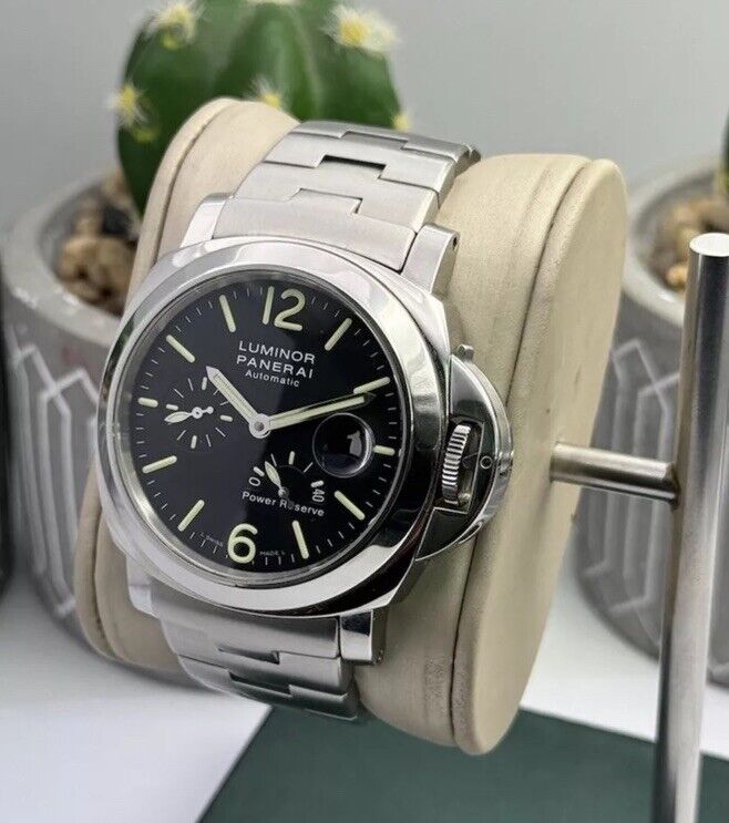 Panerai PAM 90 Luminor Power Reserve Automatic Acciaio 44mm Mens Watch