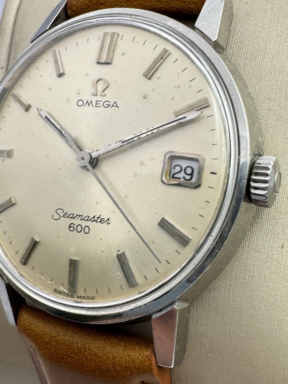 Omega Seamaster 600 Calendar Mens Watch Manual Winding Circa 1964