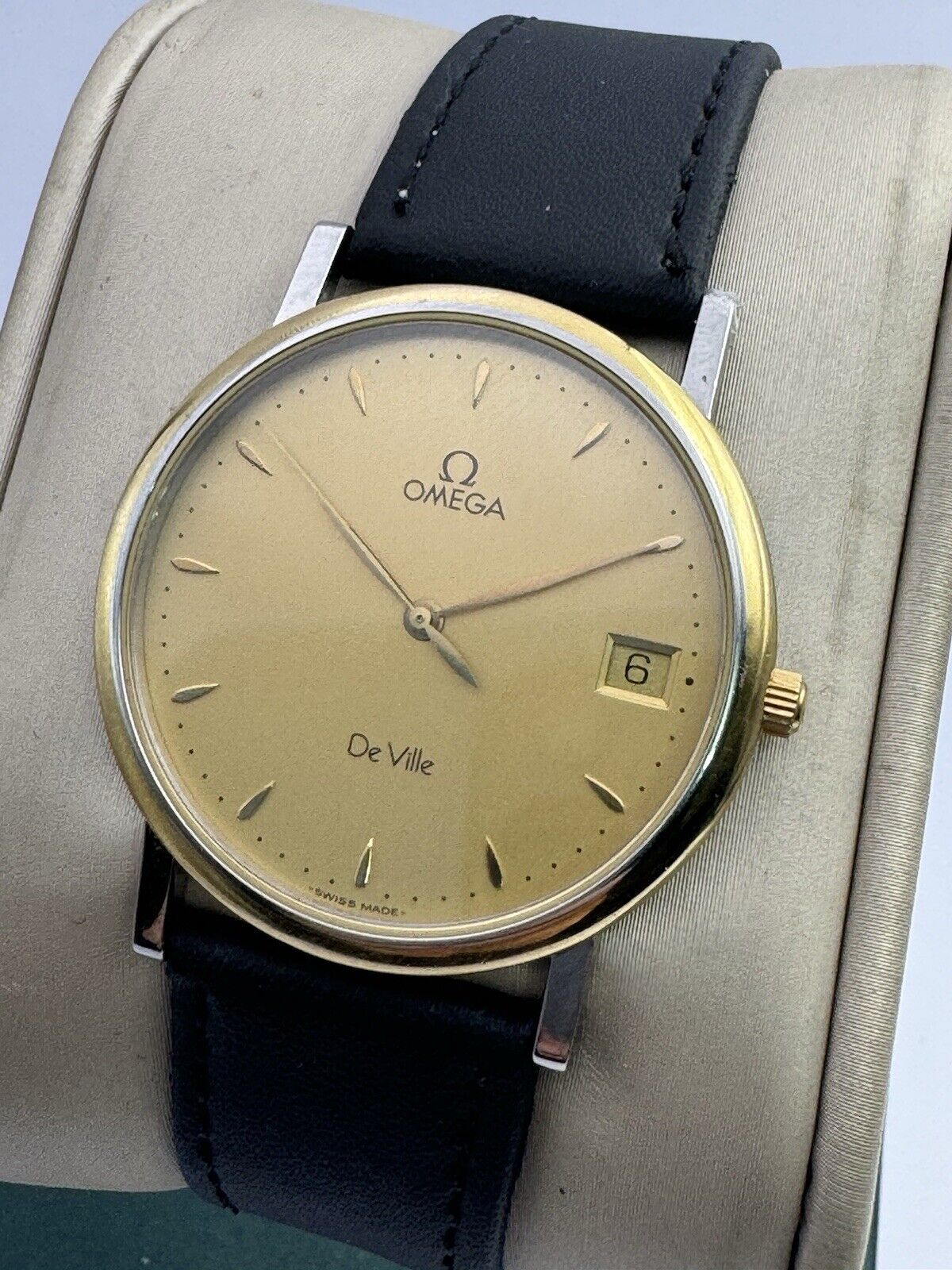 Omega De Ville Ref.196.2432 Gents Watch With 18k Solid Gold Watch