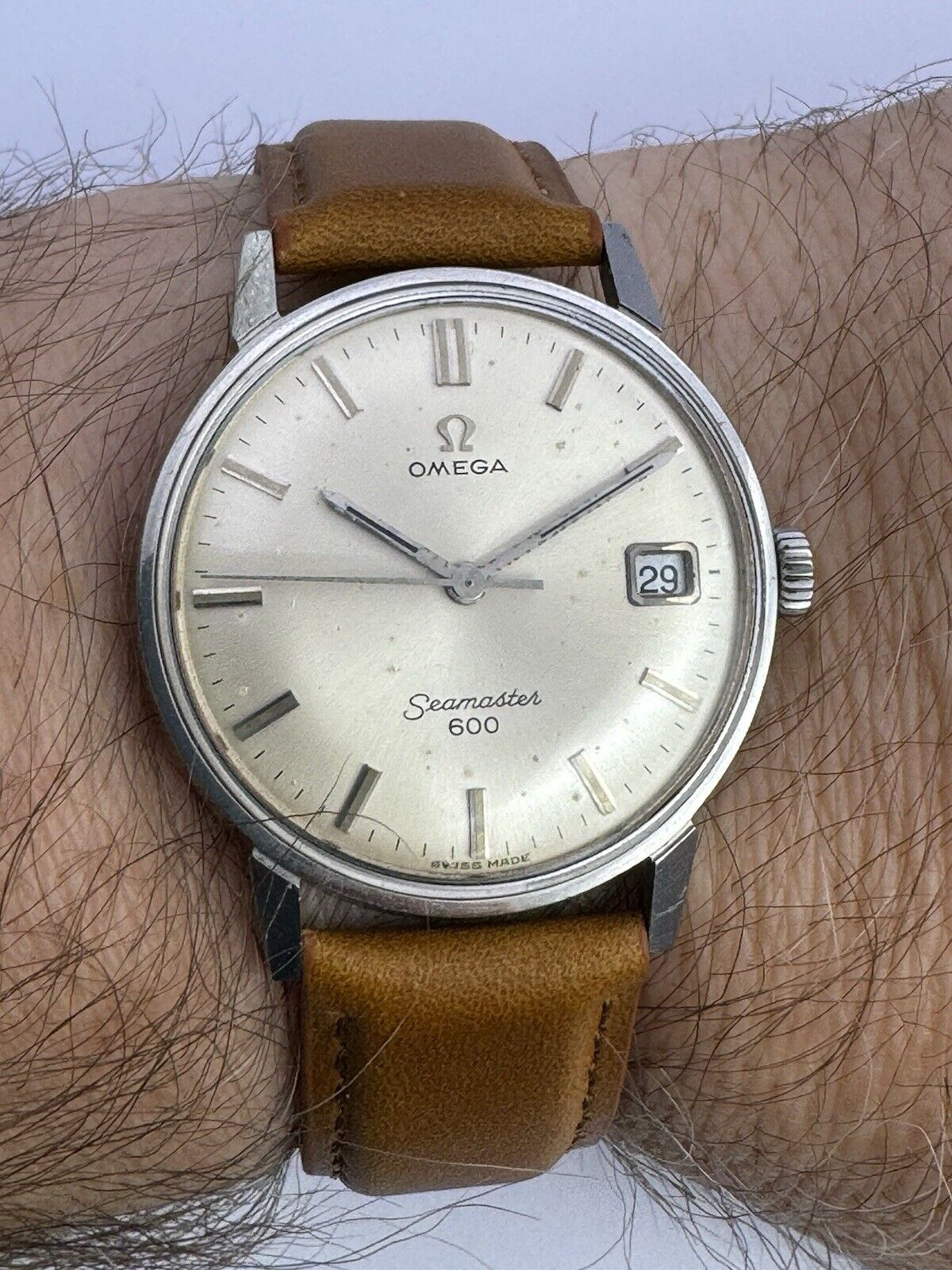 Omega Seamaster 600 Calendar Mens Watch Manual Winding Circa 1964