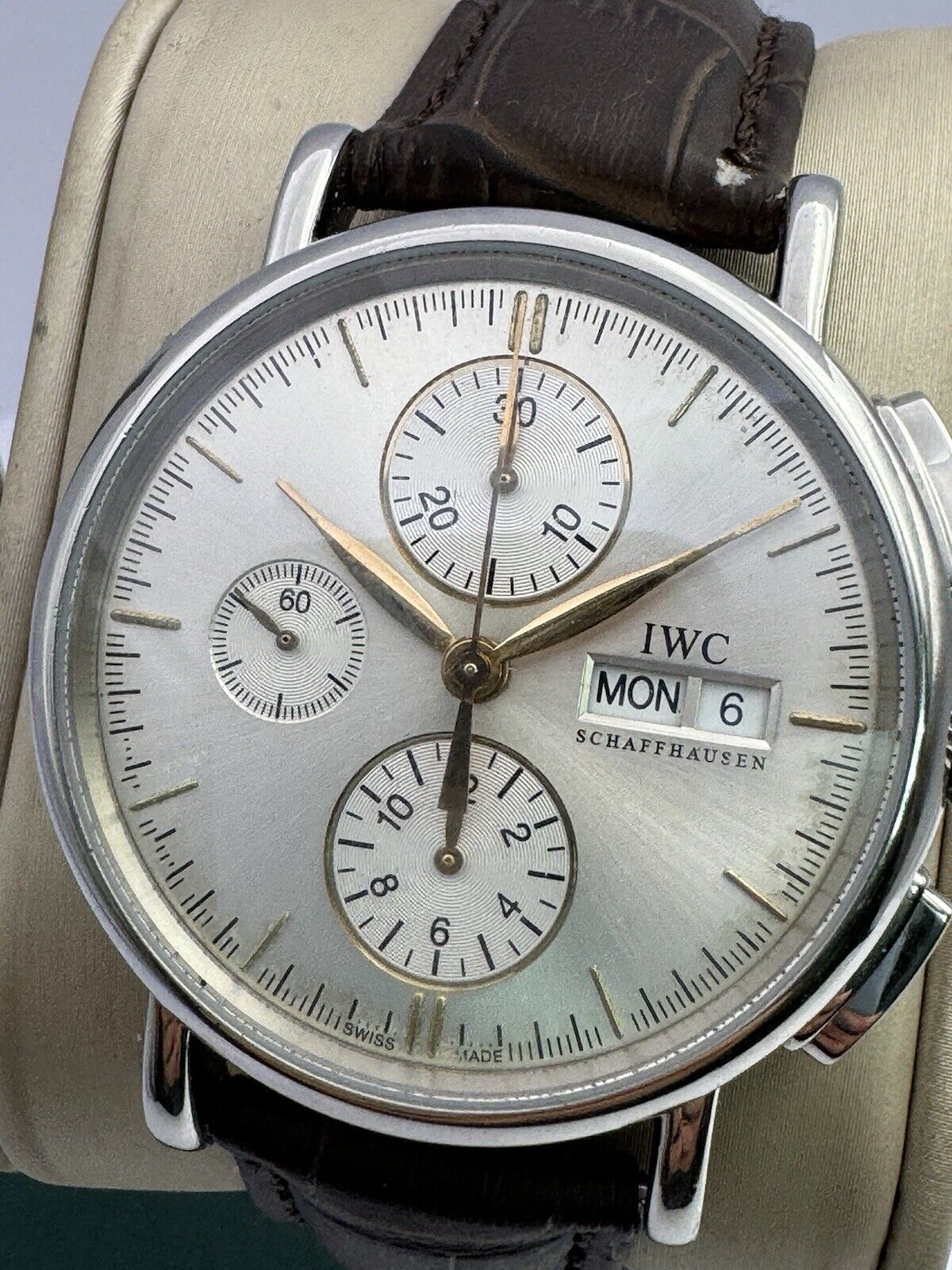 IWC Portofino Chronograph Day-Date IW378302 Stainless Steel Automatic Watch