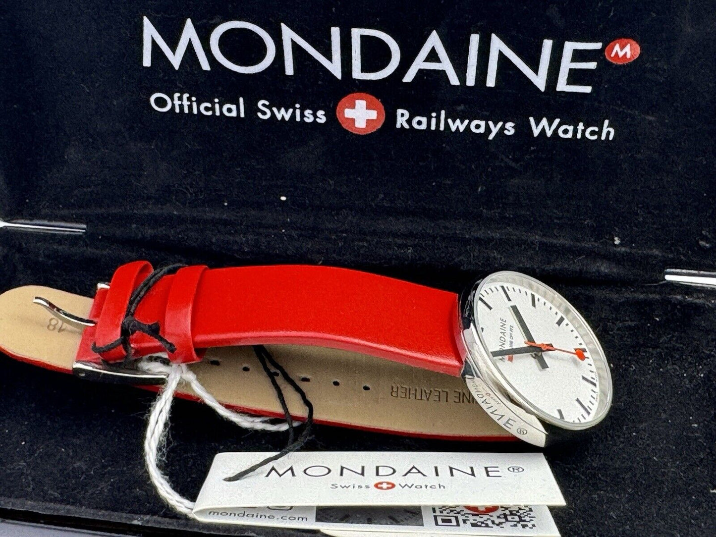 Original Mondaine 3511B Mini Giant BackLight Quartz Watch Unisex Swiss Made New