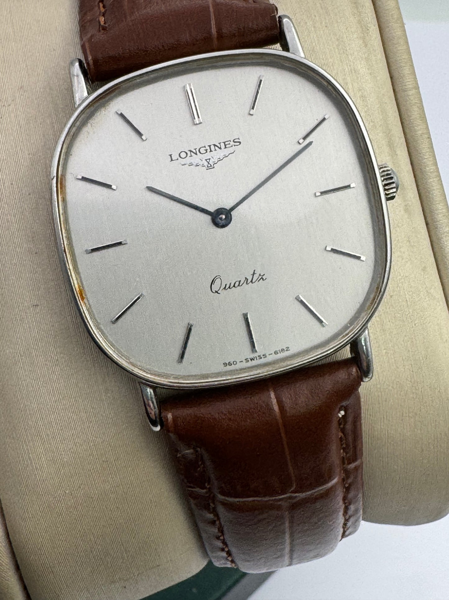 AUTHENTIC LONGINES QUARTZ SWISS MEN'S SLIM CLASSIC WATCH